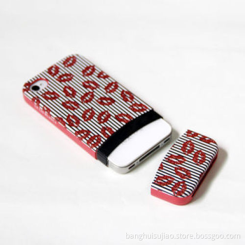 Water to Stick Pattern PC Case for iPhone, with Combo